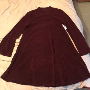 Old Navy Burgundy long sleeve sweater dress